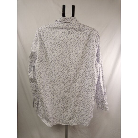 Apt. 9 Men's White/Purple Floral Print Size XL (34-35) - Picture 4 of 8